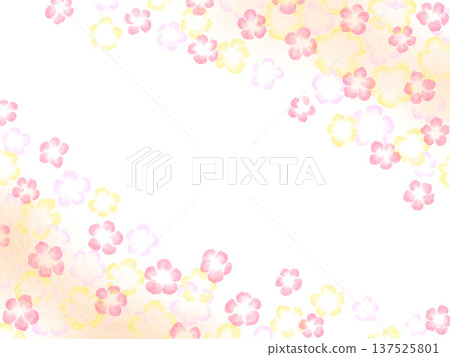 Red Abstract Floral Background Red Abstract Floral Background 137525801