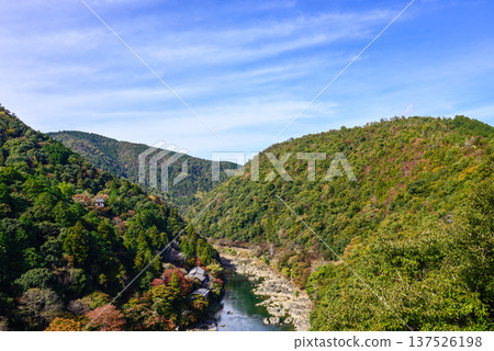 從嵐山展望台看到的寶津峽 從嵐山展望台看到的寶津峽 137526198
