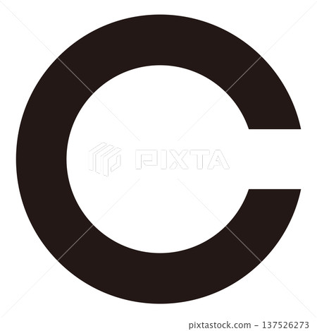 Illustration of an eye test mark 137526273