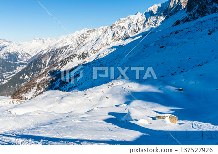Winter impression from Chamonix de Mont Blanc Winter impression from Chamonix de Mont Blanc 137527926