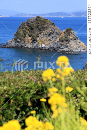 View of the north observation deck at Suisen no Oka Park, Mozaki Dinosaur Park in Nagasaki View of the north observation deck at Suisen no Oka Park, Mozaki Dinosaur Park in Nagasaki 137528264