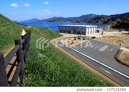 Scenery of Suisen no Oka Park, Mozaki Dinosaur Park in Nagasaki Scenery of Suisen no Oka Park, Mozaki Dinosaur Park in Nagasaki 137528380