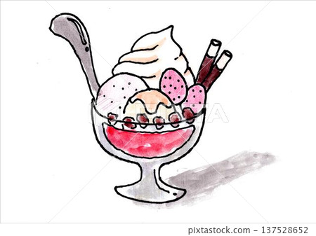 Parfait illustration 137528652