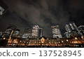 東京車站和丸之內夜景 137528945