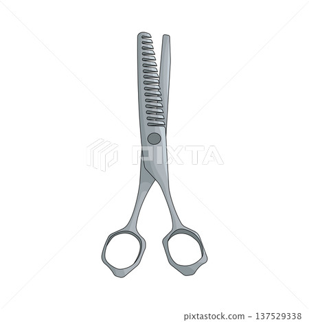 Illustration of Hair scissors Illustration of Hair scissors 137529338