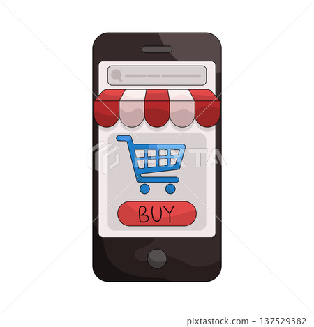 Illustration of buy button Illustration of buy button 137529382
