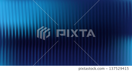 Ribbed glass texture with gradient effect. Blue abstract vertical pattern with blending fractal lines and neon reflections for modern premium backgrounds. Vector illustration Ribbed glass texture with gradient effect. Blue abstract vertical pattern with blending fractal lines and neon reflections for modern premium backgrounds. Vector illustration 137529415