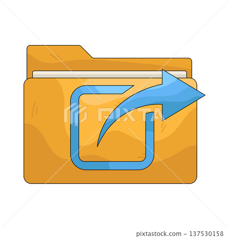 Illustration of share folder 137530158
