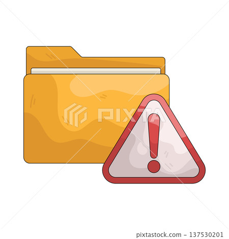 Illustration of folder error 137530201