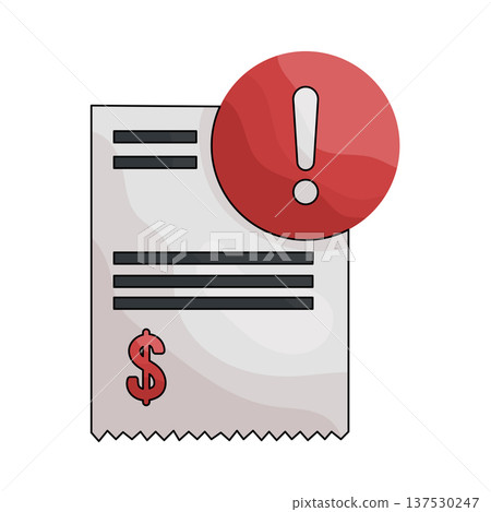 Illustration of tax report 137530247