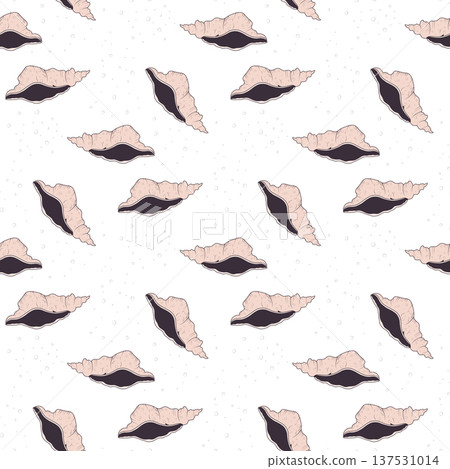 seashell pattern 137531014