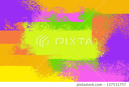Hand-painted grunge art created with layered paint from a roller Hand-painted grunge art created with layered paint from a roller 137531757