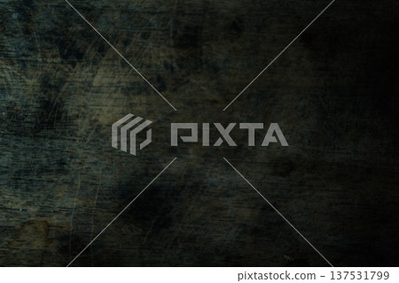 Dark Rustic Wood Texture with Scratches 137531799