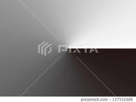 Abstract material of abstract shapes, monochrome gradient abstract, illustration material 137532086