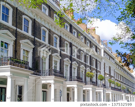 London Townhouses Georgian Architecture Urban Real Estate Street View London Townhouses Georgian Architecture Urban Real Estate Street View 137532599