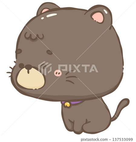 Little black cat  137533099