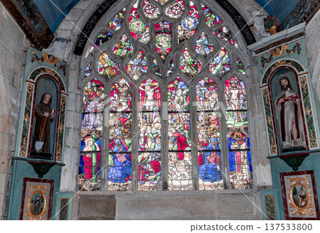Parish close church of Guengat, finistere, brittany, france 137533800