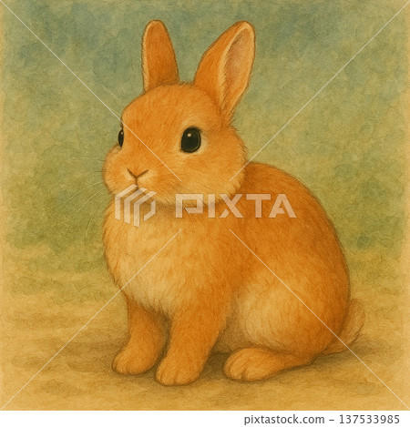 可愛的兔子的插圖 137533985