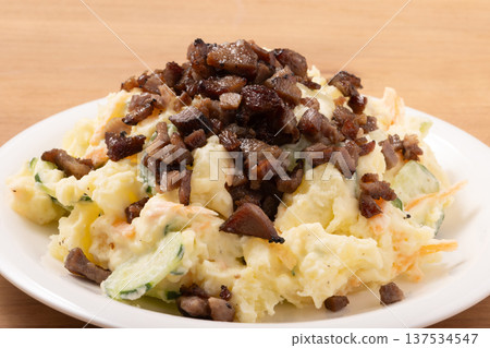 Beef tongue potato salad Beef tongue potato salad 137534547