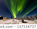 Aurora in Fairbanks, Alaska 137534737