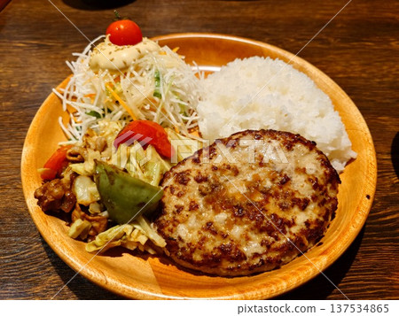 Twice cooked pork & hamburger dish 137534865