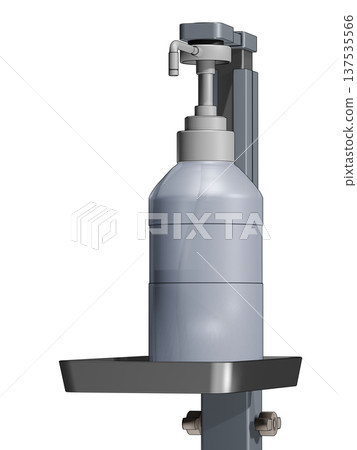 Disinfection image (alcohol dispenser) 137535566