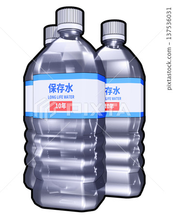 Preserved water disaster prevention image (white background) Preserved water disaster prevention image (white background) 137536031