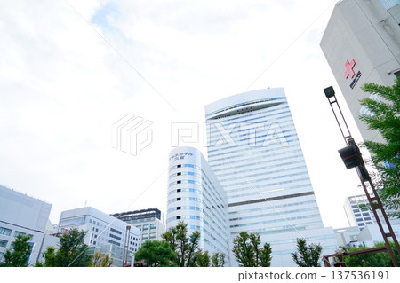 High-rise buildings in Saitama City 137536191