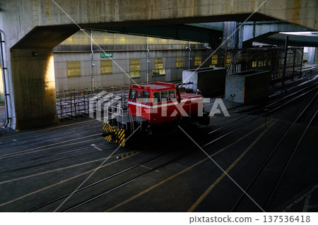 Route maintenance vehicles in Saitama City, Saitama Prefecture 137536418