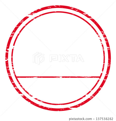 褪色的紅色郵戳式相框 137538282