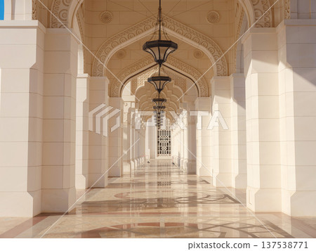 Arabic Architectural Design Details Exterior Ornate Archway Lanterns Arabic Architectural Design Details Exterior Ornate Archway Lanterns 137538771