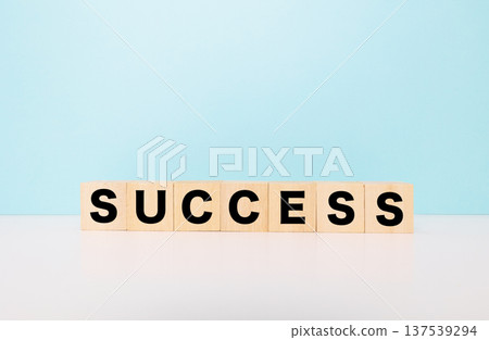 SUCCESS block letters SUCCESS block letters 137539294