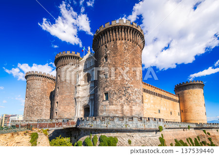 Naples., Italy. Medieval Castel Nuovo  of Napoli 137539440