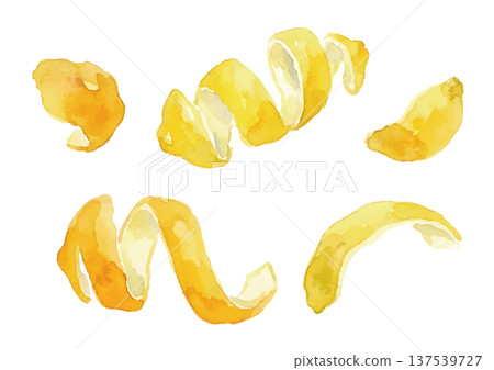 水彩檸檬皮 137539727