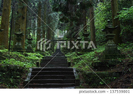 Aso, Kumamoto Prefecture, Kamishikimi Kumanoimasu Shrine Aso, Kumamoto Prefecture, Kamishikimi Kumanoimasu Shrine 137539801