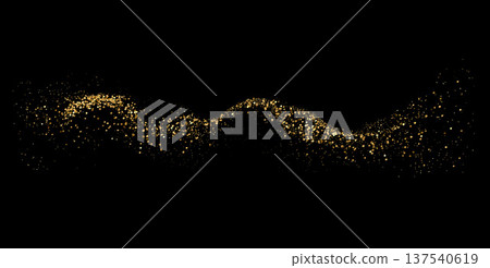 Vector Abstract Shiny Gold Glitter design element. Gold Glitter Dust. For New Year, Merry Christmas, Birthday and Wedding greeting card and invitation. Luxury Background design Vector Abstract Shiny Gold Glitter design element. Gold Glitter Dust. For New Year, Merry Christmas, Birthday and Wedding greeting card and invitation. Luxury Background design 137540619