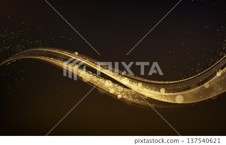 Vector Abstract Shiny Gold Glitter design element. Gold Glitter Dust. For New Year, Merry Christmas, Birthday and Wedding greeting card and invitation. Luxury Background design Vector Abstract Shiny Gold Glitter design element. Gold Glitter Dust. For New Year, Merry Christmas, Birthday and Wedding greeting card and invitation. Luxury Background design 137540621