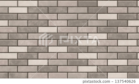 Dot art, monochrome brick, seamless background, decorative illustration, wallpaper, pixel 137540626
