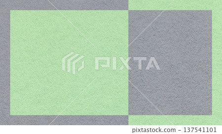 Textured gray, light mint green paper background with frame and geometric panel. Template for banner with copy space Textured gray, light mint green paper background with frame and geometric panel. Template for banner with copy space 137541101