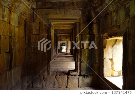 Corridor of Baphuon Temple, Angkor Thom (Cambodia) Corridor of Baphuon Temple, Angkor Thom (Cambodia) 137541475