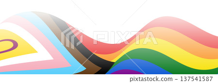Progress flag background, LGBTQIA transparent flag border Progress flag background, LGBTQIA transparent flag border 137541587