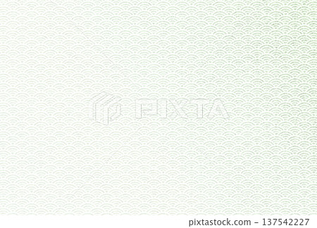 背景圖11：精緻閃亮的淺抹茶綠圖案，疊加白色青海波圖案。 137542227