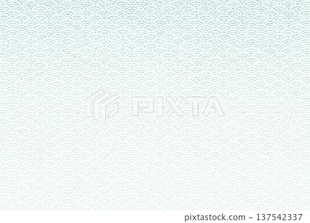Background image 1: A white Seigaiha pattern overlaid on a delicate, sparkling, pale bamboo-green pattern Background image 1: A white Seigaiha pattern overlaid on a delicate, sparkling, pale bamboo-green pattern 137542337