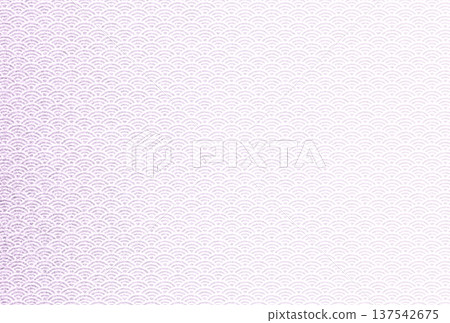 Background image 5: A delicate, sparkling, pale purple pattern overlaid with a white Seigaiha pattern 137542675
