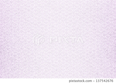 Background image 6: A delicate, sparkling, pale purple pattern overlaid with a white Seigaiha pattern Background image 6: A delicate, sparkling, pale purple pattern overlaid with a white Seigaiha pattern 137542676