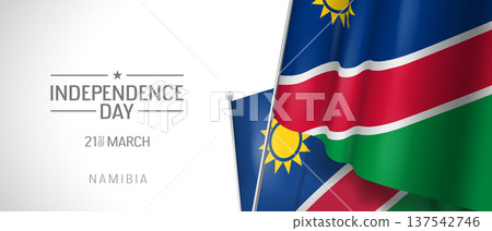 Namibia happy independence day greeting card, banner vector illustration Namibia happy independence day greeting card, banner vector illustration 137542746