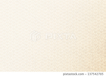 Background image 7: A delicate, sparkling light brown pattern overlaid with a pale yellow Seigaiha pattern. 137542785