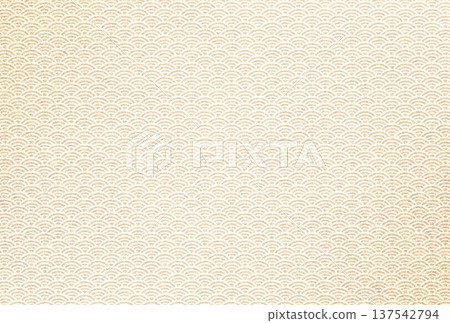 Background image 16: A delicate, sparkling light brown pattern overlaid with a pale yellow Seigaiha pattern. Background image 16: A delicate, sparkling light brown pattern overlaid with a pale yellow Seigaiha pattern. 137542794