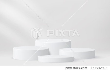 podium display for product presentation 137542908