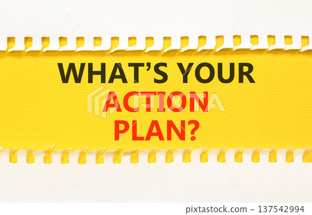 What is your action plan symbol. Concept words What is your action plan on beautiful yellow paper. Beautiful white paper background. Business what is your action plan concept. Copy space. What is your action plan symbol. Concept words What is your action plan on beautiful yellow paper. Beautiful white paper background. Business what is your action plan concept. Copy space. 137542994